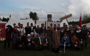Spätmittelalter Wiese auf dem Lütjenburger Aufbruch 2016