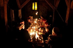 Essen auf der Turmhügelburg