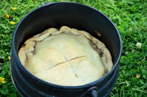 Pastete im Potjie - Das Ergebnis